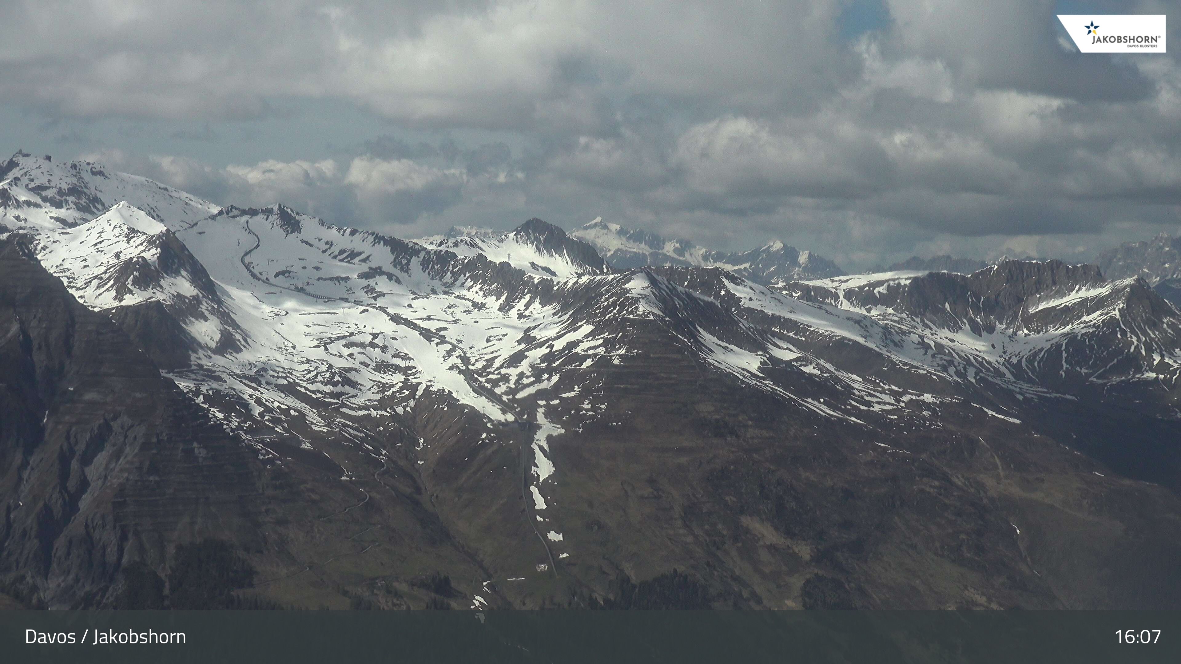Davos: Platz - Jakobshorn, Blick Gipfel und
