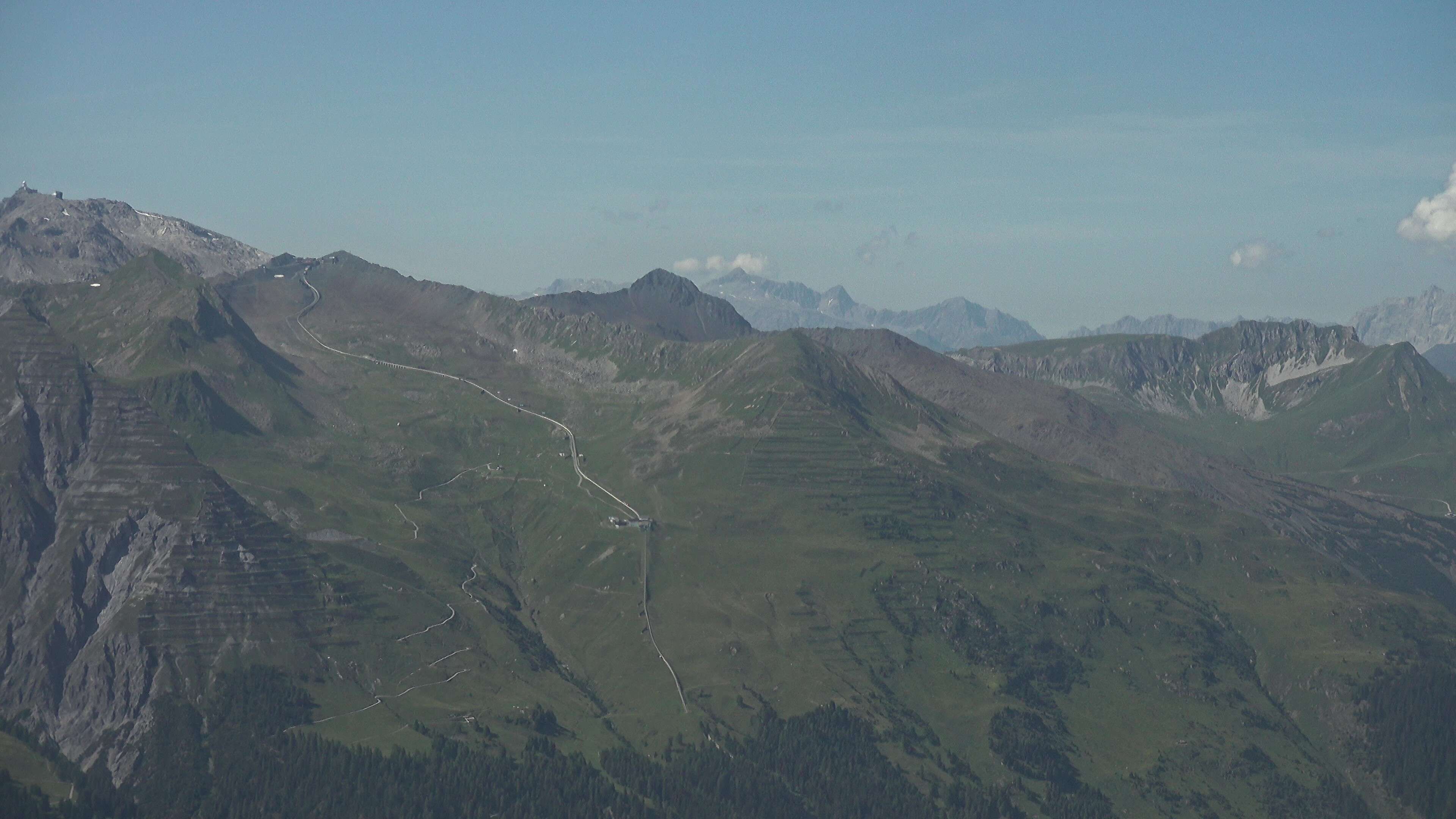 Davos: Platz - Jakobshorn, Blick Gipfel und