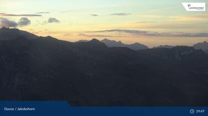 Davos: Platz - Jakobshorn, Blick Gipfel und