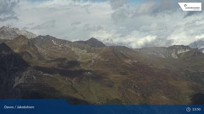 Davos: Platz - Jakobshorn, Blick Gipfel und