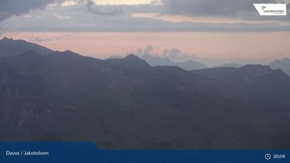 Davos: Platz - Jakobshorn, Blick Gipfel und