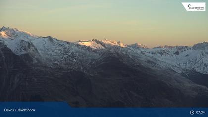 Davos: Platz - Jakobshorn, Blick Gipfel und