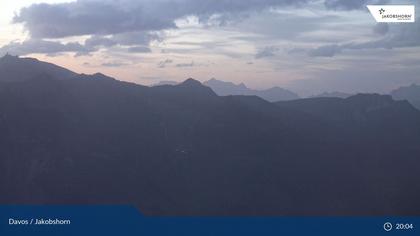 Davos: Platz - Jakobshorn, Blick Gipfel und