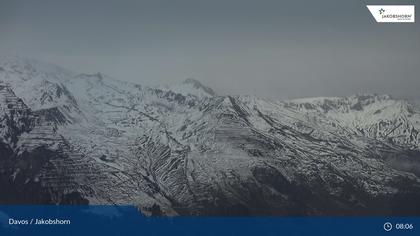 Davos: Platz - Jakobshorn, Blick Gipfel und