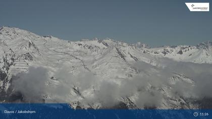 Davos: Platz - Jakobshorn, Blick Gipfel und