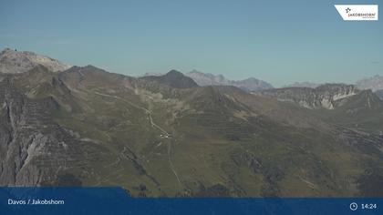 Davos: Platz - Jakobshorn, Blick Gipfel und