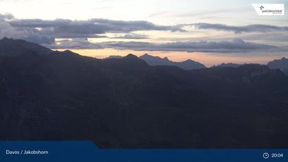 Davos: Platz - Jakobshorn, Blick Gipfel und