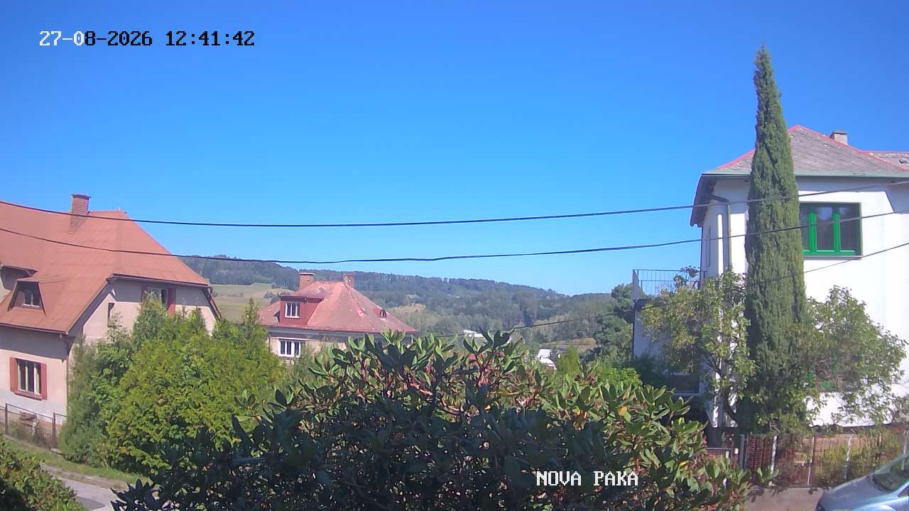 Traffic Cam Nova Paka › North-East: Královéhradecký, Czech Republic