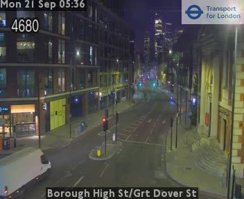 Traffic Cam City of London: Borough High St/Grt Dover St
