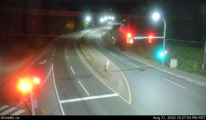 Traffic Cam Nanoose Bay › South: Hwy 19 at Northwest Bay Rd, near - looking south