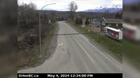 Witset > South: Hwy 16, in - at Beaver Road, looking south - Day time