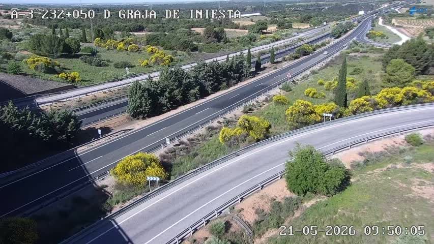 Traffic Cam Graja de Iniesta › West