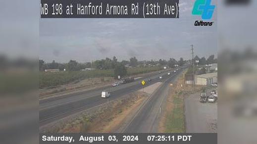 Traffic Cam Armona › West: KIN-198-HANFORD - 13TH AVE