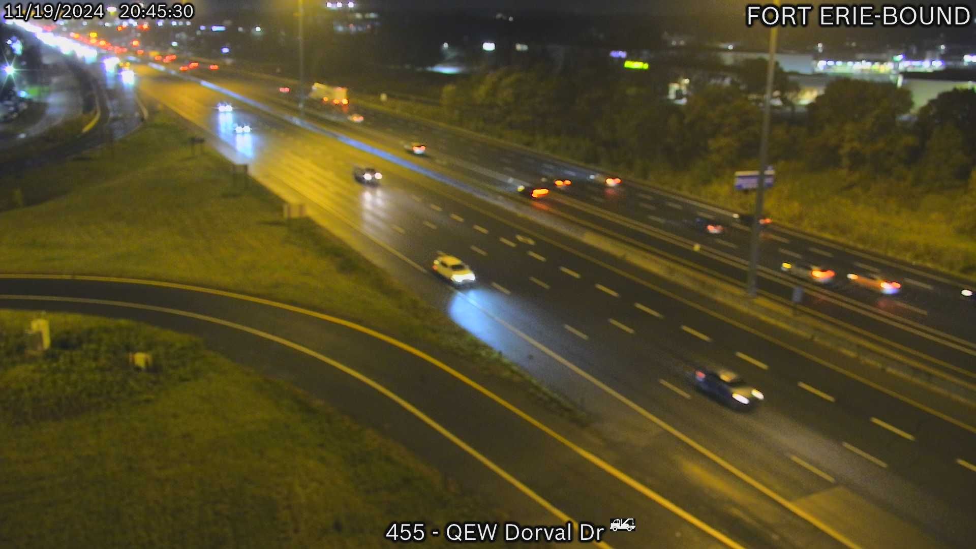 Traffic Cam Burlington: QEW near Dorval Drive