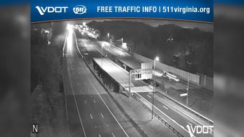 Traffic Cam Dumfries: I-95 - MM 151 - SB - South of Mine Rd