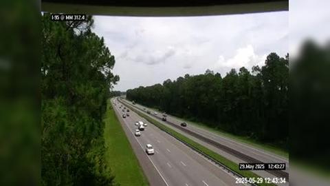 Traffic Cam Fort Peyton: I-95 @ MM 312.4