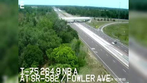 Traffic Cam Temple Terrace Junction: I-75 at Fowler secondary