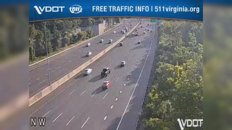 Traffic Cam Alexandria: I-95 - MM 174 - SB - East of Exit 174, Eisenhower Ave Connector