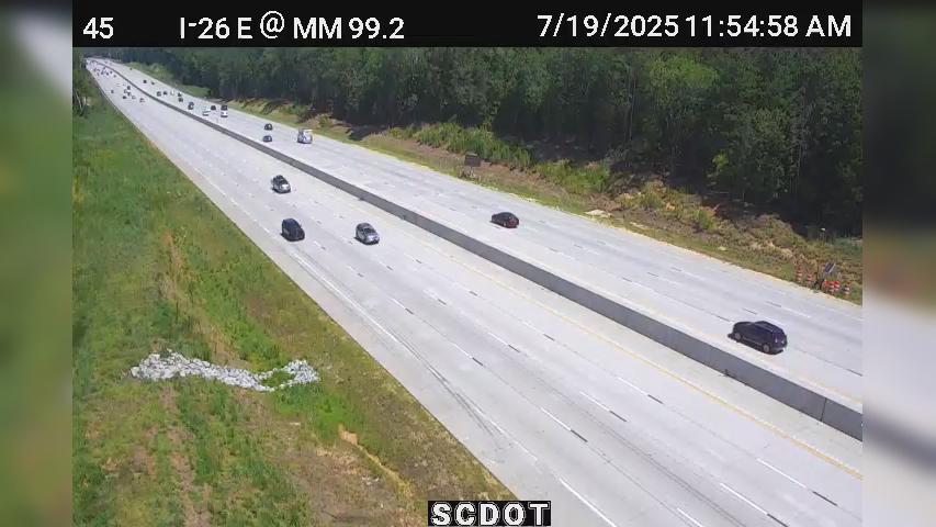 Traffic Cam Friarsgate: I-26 E @ MM 91.3