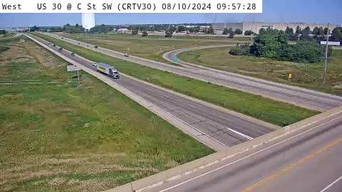 Traffic Cam Cedar Rapids: CR - US 30 @ C St SW (30)