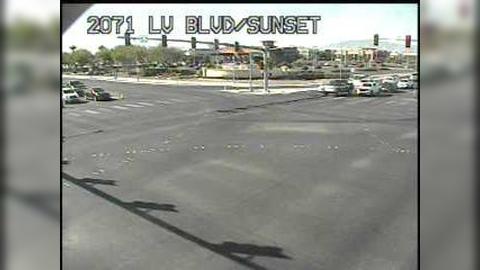 Traffic Cam Paradise: Las Vegas Blvd at Sunset