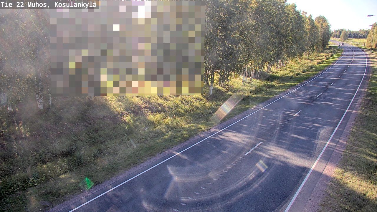 Traffic Cam Muhos: Tie - Kosulankylä - Ouluun
