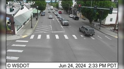 Traffic Cam Yelm: SR 507: SR 510 Intersection (1st St and) - Ave