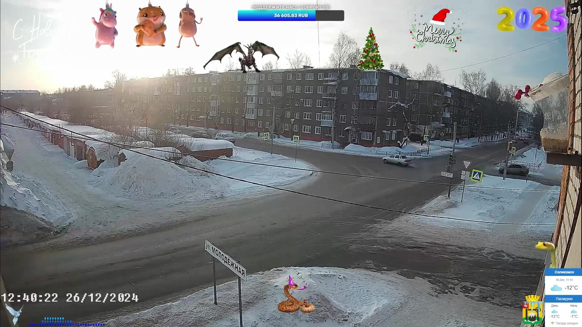 Traffic Cam Solikamsk › South-West
