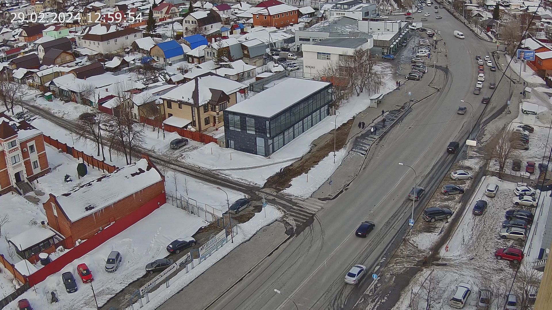 Traffic Cam Tyumen: Червишевский тракт - З.Космодемьянской