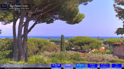 immagine della webcam nei dintorni di Borgo Hermada: webcam San Felice Circeo