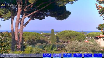 immagine della webcam nei dintorni di Gaeta: webcam San Felice Circeo