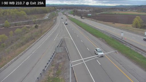 Traffic Cam Fink Basin › West: I-90 at Interchange 29A (Little Falls)