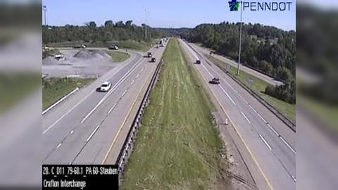 Traffic Cam Robinson Township: I-79 @ EXIT 60 (PA 60 CRAFTON/MOON RUN)