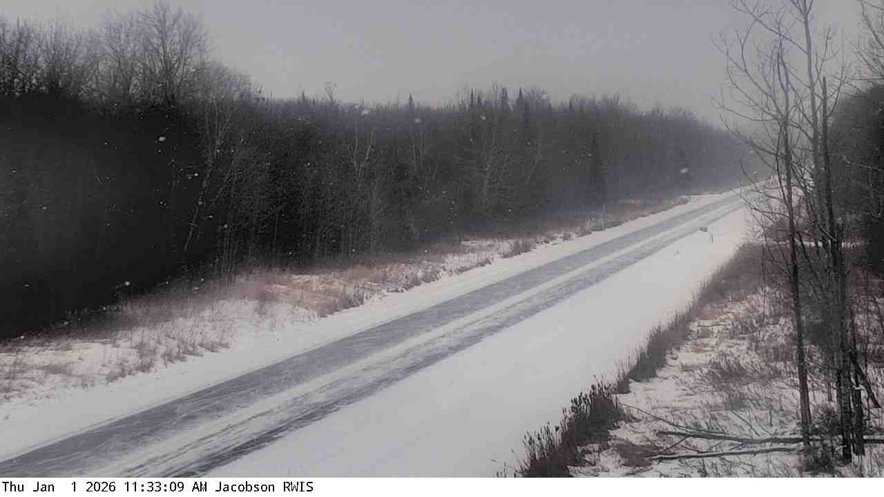 Traffic Cam Jacobson: MN 65: T.H.65 - MP 145): T.H.65 - MP 145) View