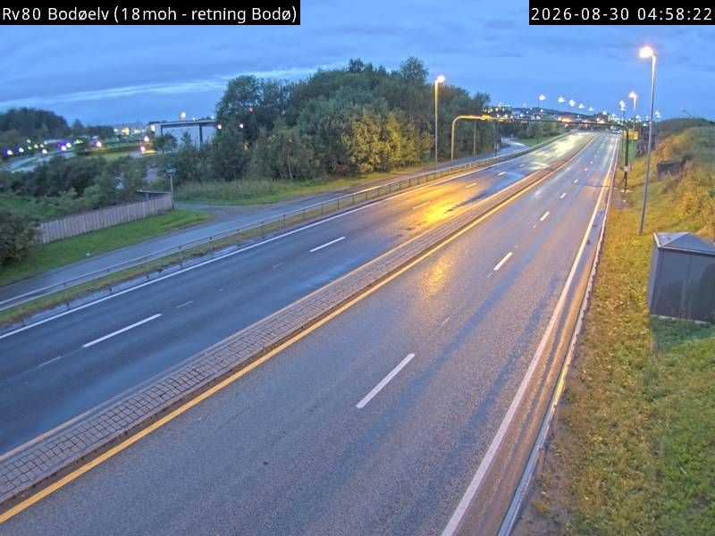 Traffic Cam Myrvoll: R80 Bodøelv (sentrum)