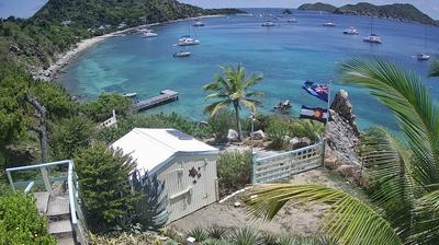 Current or last view from Manchioneel Bay: Cooper Island, BVI
