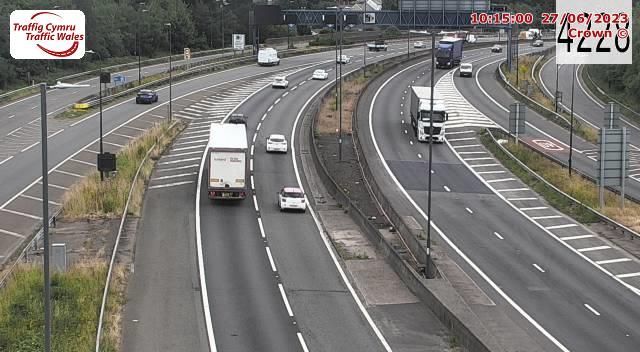 Traffic Cam Newport: M4, A4042