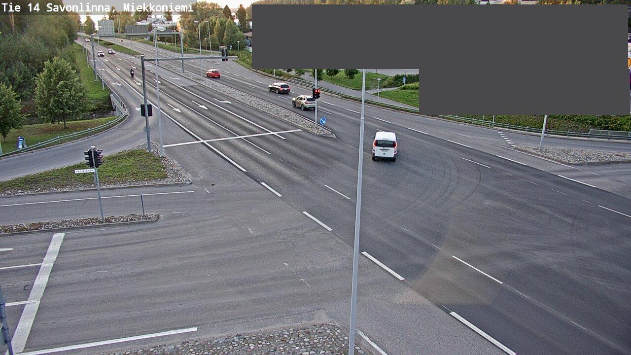 Traffic Cam Savonlinna: Tie - Miekkoniemi - Savonlinnaan