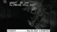 Port Ludlow > West: SR 104 at MP 13.1: Climbing Hill Looking West - Current