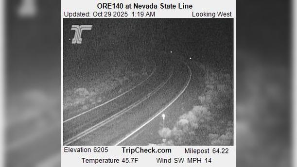 Traffic Cam Harney County: ORE140 at Nevada State Line