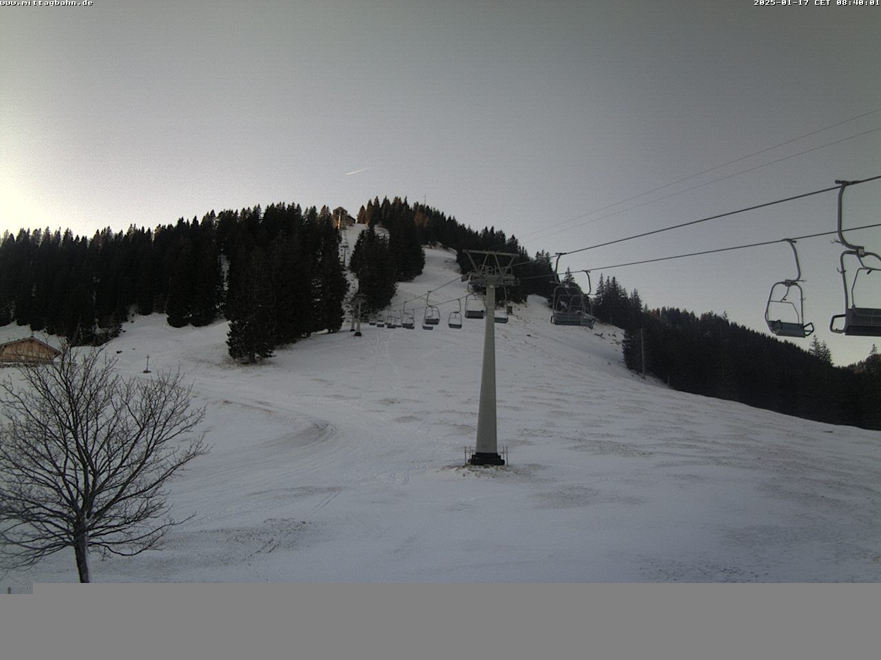 Traffic Cam Blaichach: Mittaggipfel - Mittag Ski Center
