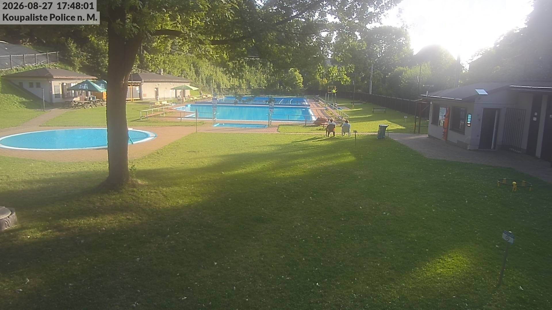 Traffic Cam Police nad Metuji: Swimming pool Police nad Metují