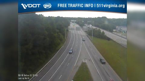 Traffic Cam Bowers Hill: I-664 - MM 19.48 - NB - IL BEFORE US 58 AND US 460