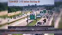 Davie: I-75 NB before Stirling Rd - Day time
