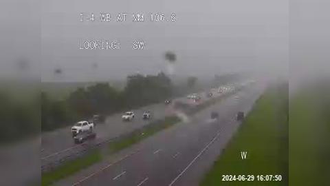 Traffic Cam DeBary: I-4 @ MM 106.6 WB