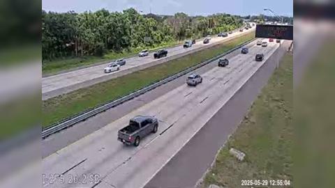 Traffic Cam Saint Petersburg: I-275 N of 54th Ave N