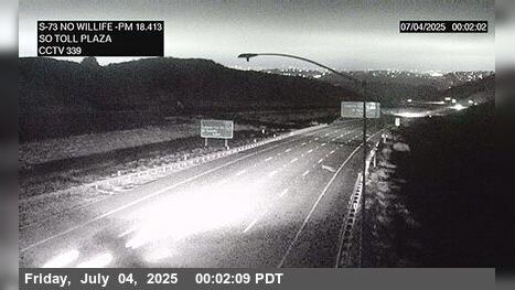 Traffic Cam Bommer Canyon - Open Space › South: SR-73 : South of Toll Plaza