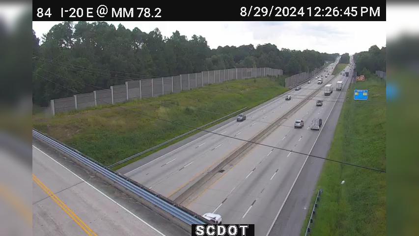 Traffic Cam Wildewood: I-20 E @ MM 78.2 (Smallwood Rd)