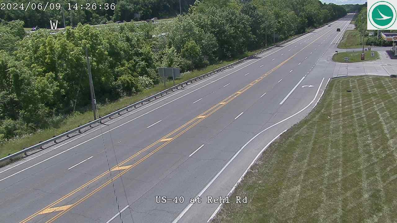 Traffic Cam Licking View: US-40 at Rehl Rd