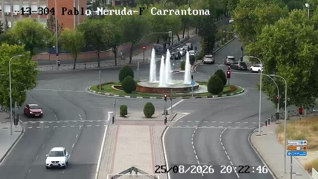 Traffic Cam Palomeras Sureste: PABLO NERUDA - FUENTE CARRANTONA